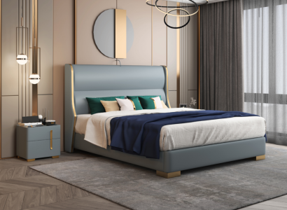Beds Double Bedroom Wood 180x200cm Bed Upholstery Design Luxury